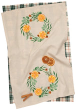 Cedar & Citrus Wreath Dishtowels (Set of 2)