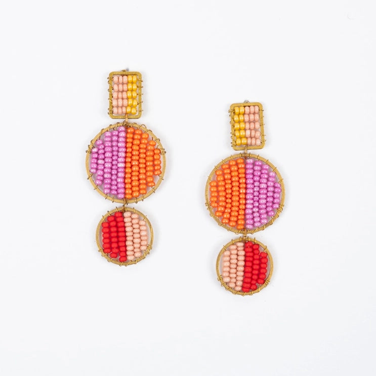 Mod Block Earrings