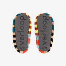 Patchwork Stripe Rib Slippers (Multiple Colors)