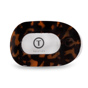 Tortoise - Flat Round Hair Clip