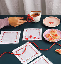 Bowtique Cloth Cocktail Napkins (Set of 4)