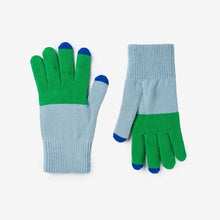 Colorblock Knit Touchscreen Gloves (Multiple Colors)