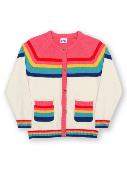 Organic Cotton Rainbow Cardigan