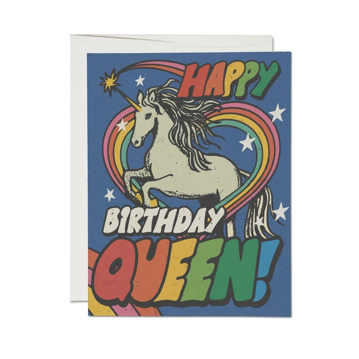 Unicorn Queen Greeting Card