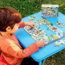 Animals in Town 20 Piece Rectangle Puzzle