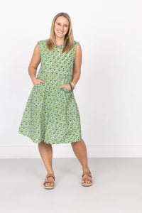 Sitara Sleeveless Dress – Meadow Bloom