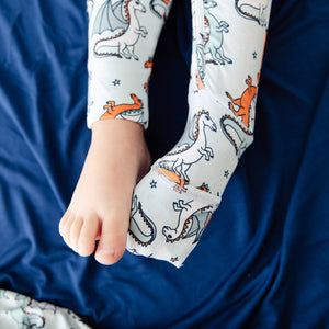 Dragon Myself To Bed Bamboo Convertible Footie Pajamas