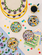 Pansy Flower Cocktail Napkins (Set of 4)