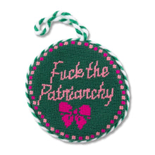 Patriarchy Needlepoint Ornament