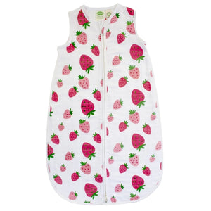 Strawberries Organic Muslin Sleep Sack