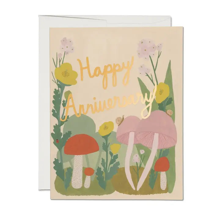 Woodland Anniversary Greeting Card