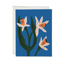 Blue Daffodils Greeting Card