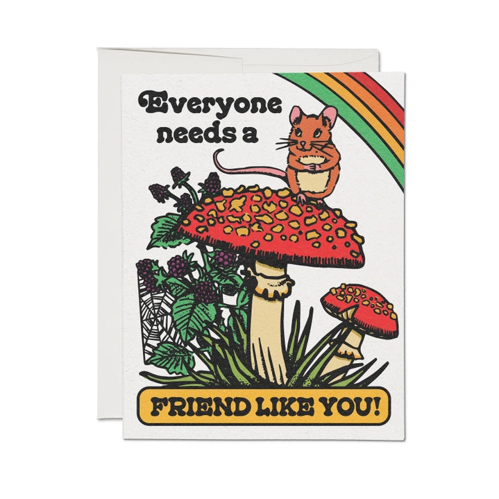 Mouse Friend Greeting Card