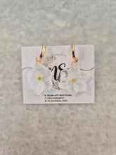 Hydrangea Huggie Earrings - Multiple Colors
