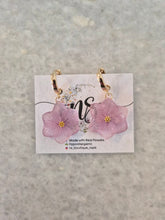 Hydrangea Huggie Earrings - Multiple Colors