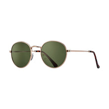 Ash - Matte Gold / Tortoise Tips / Grey-green Polarized Sunglasses