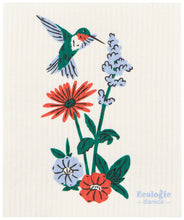 Hummingbird Floral Swedish Dishcloth