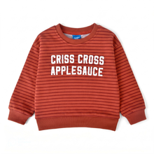 Criss Cross Applesauce Kids Crewneck Sweater