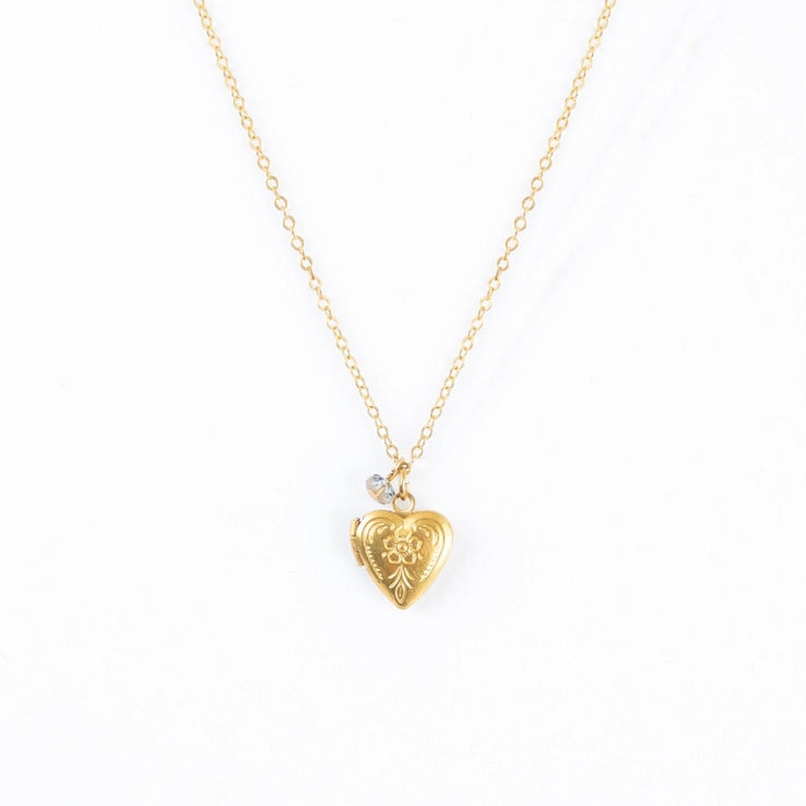 Sweet Heart Locket Necklace