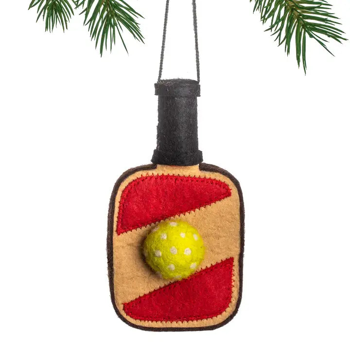 Pickleball Felt Ornament