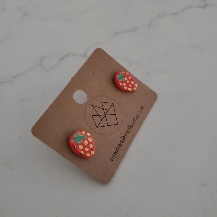 Strawberry Stud Earrings