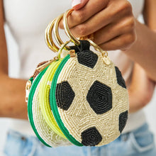 Soccer Beaded Coin Purse
