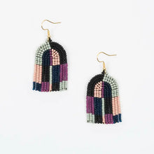 Patchwork Arco Beaded Earrings