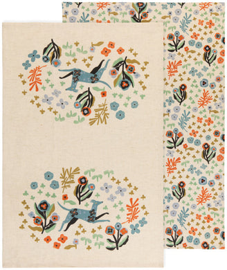 Dogwood Cotton & Linen Dishtowels (Set of 2)