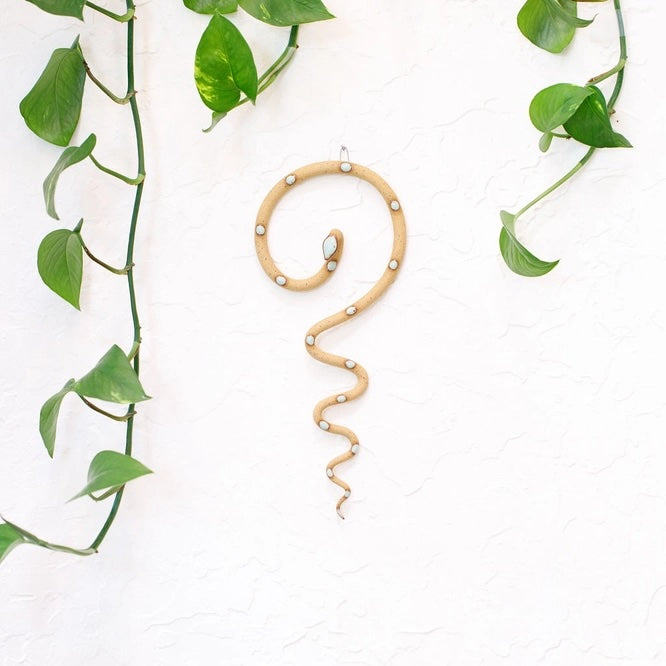 Ceramic Wall Snakes (Multiple Colors)