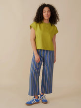 Caitlin Organic Cotton Top - Loop Knit Moss