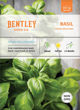 Basil, Genovese Sweet Seed Packets