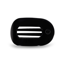 Round Flat Hair Clip  - Jet Black