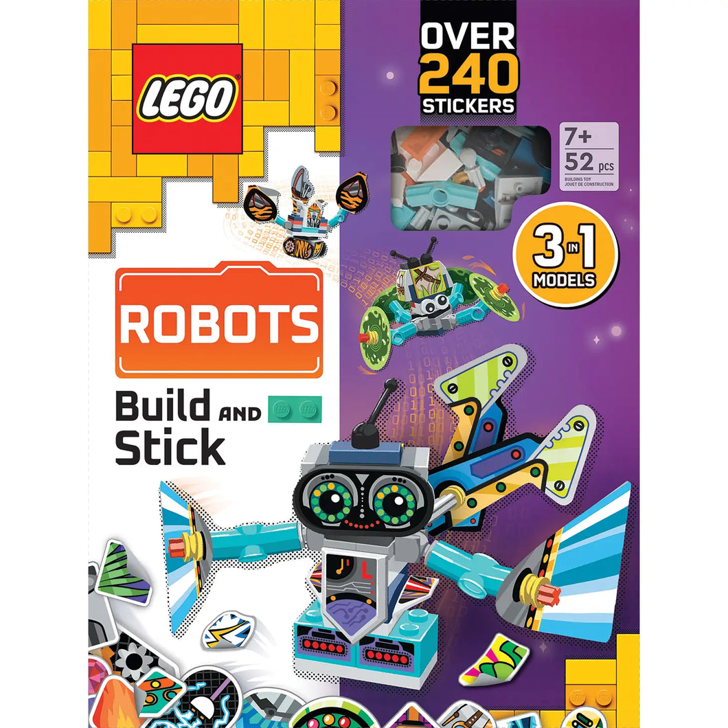 LEGO(R) Books. Build & Stick Robots