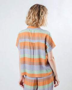Mediterranean Batwing Blouse – 100% Sustainable & Ethically Made by Brava Fabrics
