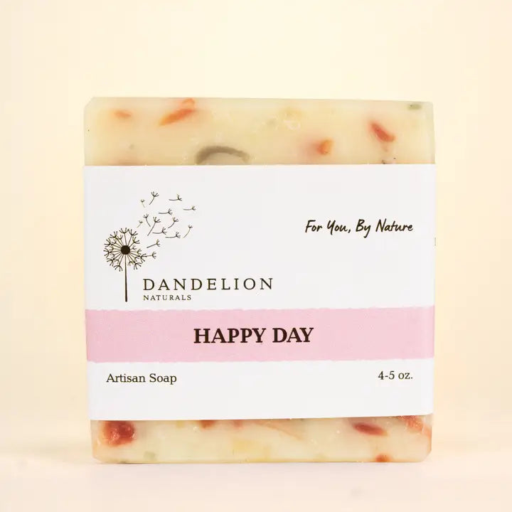 Happy Day Bar Soap | Natural Bar Soap | Orange Peppermint