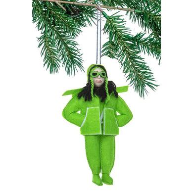 Billie Eilish Felt Ornament