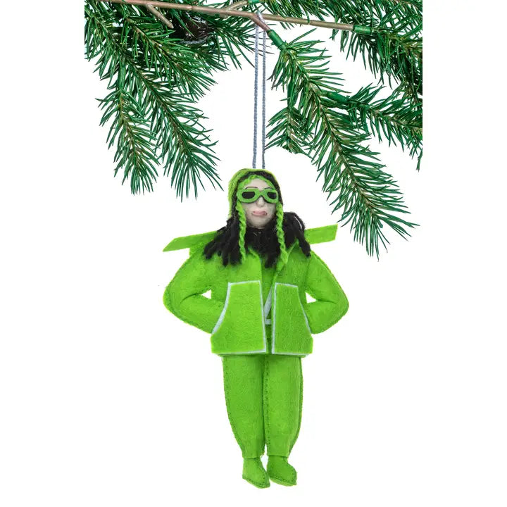 Billie Eilish Felt Ornament