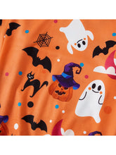 Halloween Allover Ghost Print Sweatshirts