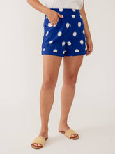 Serena Short Blue Polka Dot Ikat