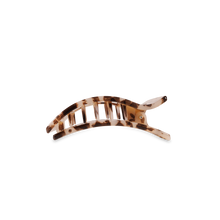 Flat Rectangle Hair Clip | Small | Blonde Tortoise