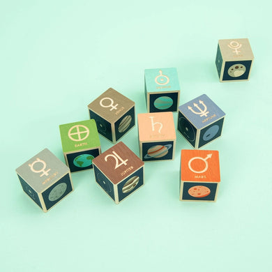 Planet Wood Blocks