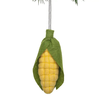 Corn Fair Trade Felt Ornament