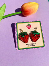 Mini Berries Strawberry Earrings