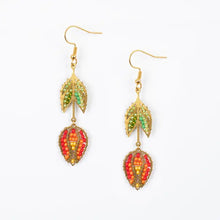Hanging Tulip Fair Trade Beaded Earrings
