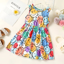 Naia Tie Dyed Face Graphic Sleeveless Dress