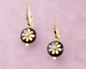 Mira Flower Dangle Earrings