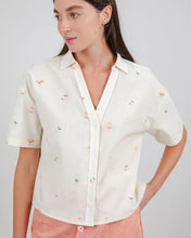 Beach Please Cropped Blouse – Linen & Organic Cotton