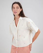 Beach Please Cropped Blouse – Linen & Organic Cotton