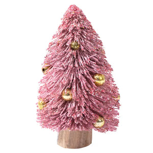 Fair Trade Small Natural Bottle Brush Trees(Multiple Colors)