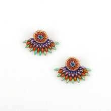 Duo Beaded Fair Trade Post Earrings (Multiple Color Options)